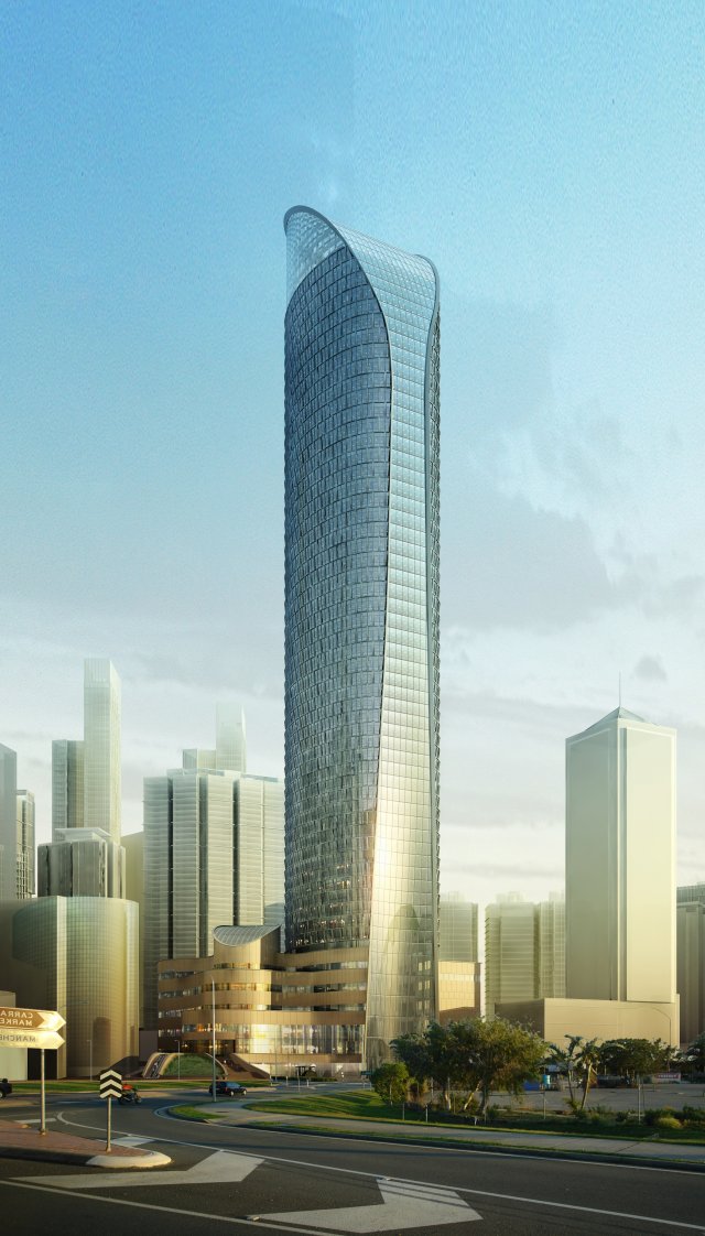 city big cityscape high022 Modello 3D .c4d .max .obj .3ds .fbx .stl .blend 