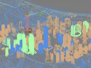 city big cityscape high022 Modello 3D
