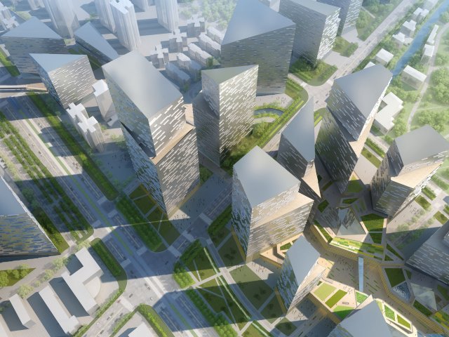 city big cityscape high025 Modelo 3D .c4d .max .obj .3ds .fbx .stl .blend 