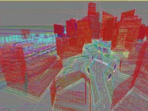 city big cityscape high025 3D Model
