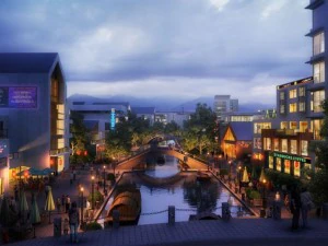 शहर बड़ा सिटीस्केप हाई030 3D मॉडल