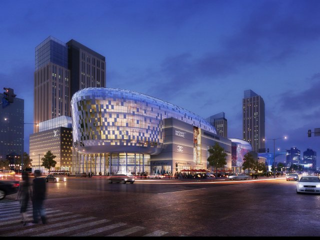 city big cityscape high032 3D Модель .c4d .max .obj .3ds .fbx .stl .blend 