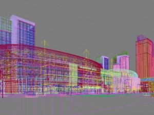 city big cityscape high032 3D Модель