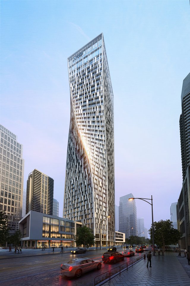 city big cityscape high034 3D Модель .c4d .max .obj .3ds .fbx .stl .blend 