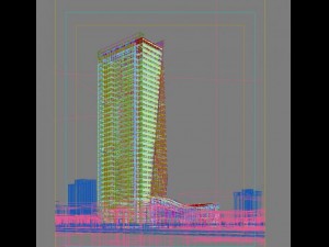 city big cityscape high041 3D Модель