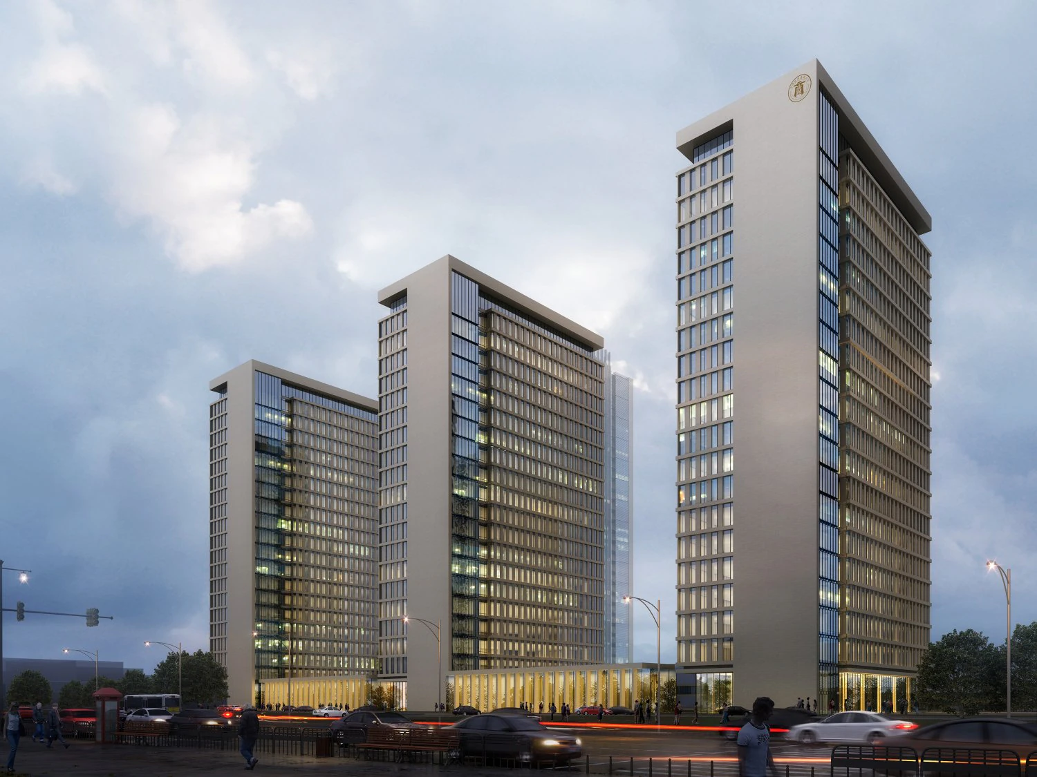 city big cityscape high043 3D Model .c4d .max .obj .3ds .fbx .stl .blend