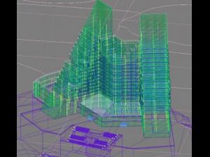 city big cityscape high044 3D मॉडल