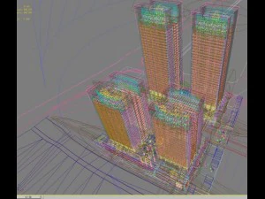 city big cityscape high052 3D Model