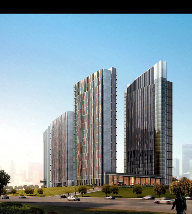 city big cityscape high053 3D Model .c4d .max .obj .3ds .fbx .stl .blend 
