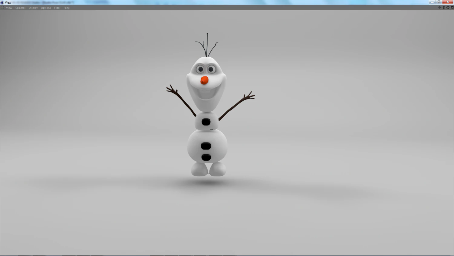 disney frozen olaf 3D Model .c4d .max .obj .3ds .fbx .stl .blend
