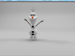 디즈니 겨울왕국 올라프 3D 모델