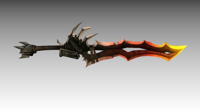 medievel sword 3D मॉडल .c4d .max .obj .3ds .fbx .stl .blend 