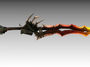 medievel sword Model 3D