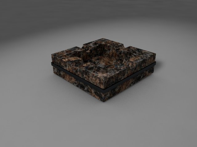 ashtray 3Dモデル .c4d .max .obj .3ds .fbx .stl .blend 