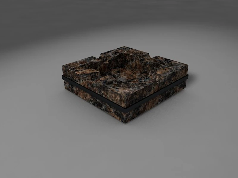 ashtray 3D Model .c4d .max .obj .3ds .fbx .stl .blend 