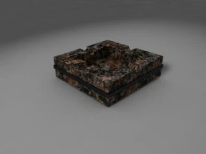 灰皿 3Dモデル