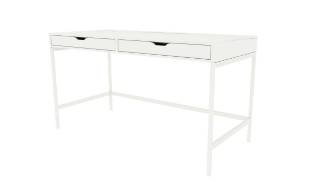 ikea desk 3D Модель .c4d .max .obj .3ds .fbx .stl .blend 