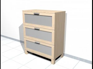 ikea austmarka drawer 3D Model