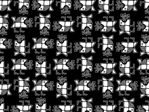 Ilustraci&oacute;n de dibujado a mano de robot animal de estilo incompleto Texturas CG