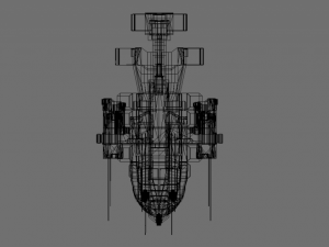 space ship Modelo 3D