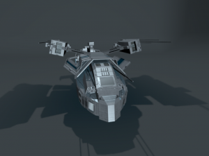 space ship Modelo 3D