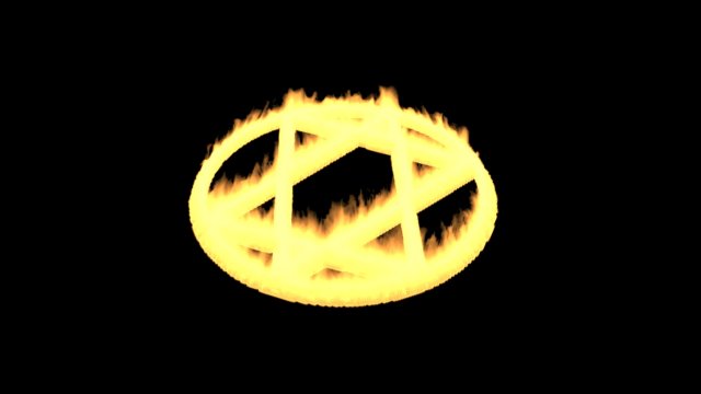 circle of fire 3D Model .c4d .max .obj .3ds .fbx .stl .blend 