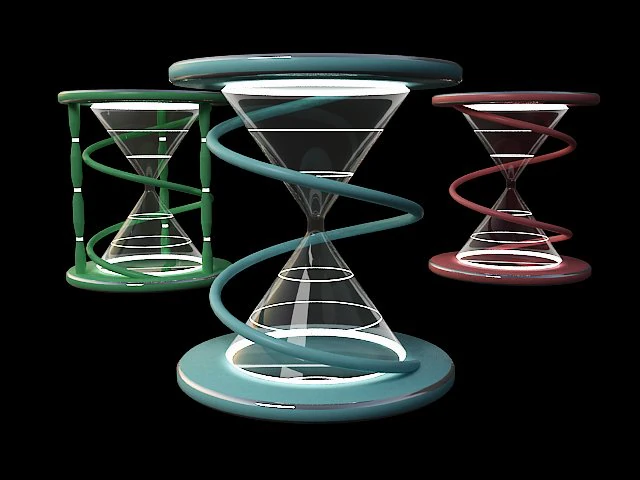 hourglass 3D Model .c4d .max .obj .3ds .fbx .stl .blend