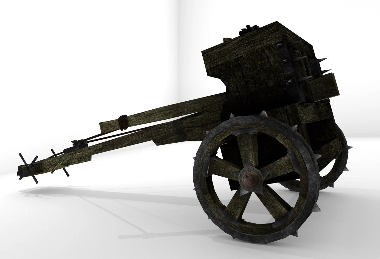 balista Modello 3D .c4d .max .obj .3ds .fbx .stl .blend 