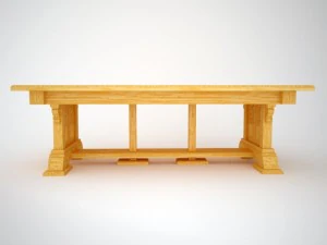 고딕 테이블 3D 모델