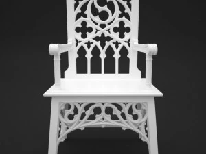 gothic chair 3D Model