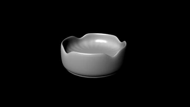 porcelain ash tray Modello 3D .c4d .max .obj .3ds .fbx .stl .blend 