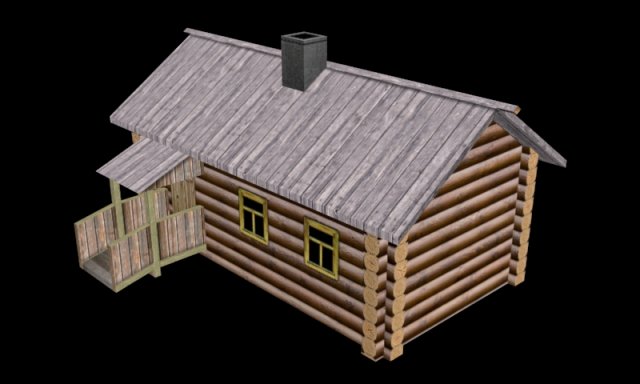 house 3D Модель .c4d .max .obj .3ds .fbx .stl .blend 