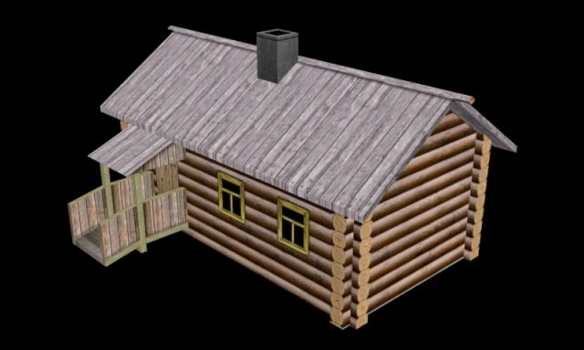 huis 3D Model .c4d .max .obj .3ds .fbx .stl .blend 