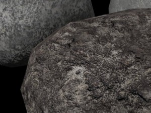 five rocks 3D Модель