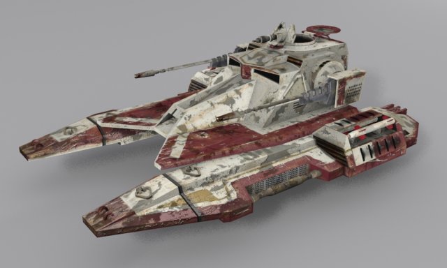 iftt tx130t sabre tank 3D Model .c4d .max .obj .3ds .fbx .stl .blend 