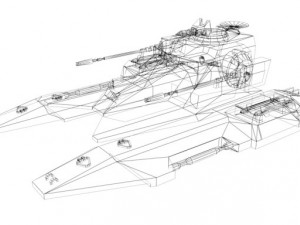 iftt tx130t sabre tank 3D Model