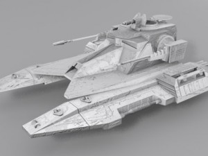 iftt tx130t sabre tank 3D Model