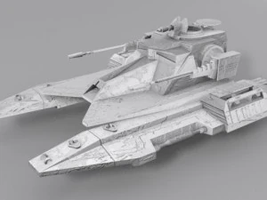 iftt tx130t sabre tank 3D Model