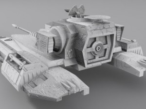 iftt tx130t sabre tank 3D Model