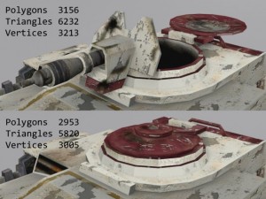 iftt tx130t sabre tank 3D Model