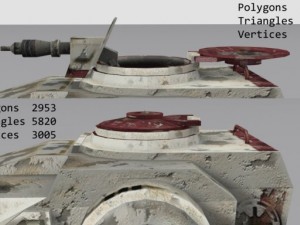 iftt tx130t sabre tank 3D Model