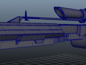 borderlands sniper rifle 3D 模型