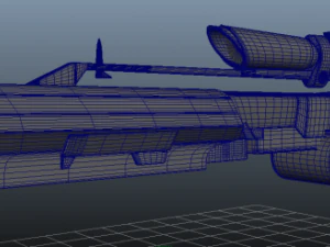 borderlands sniper rifle 3D Model