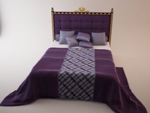 royal bed 3D Model