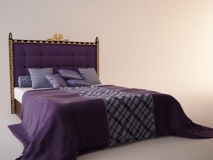 royal bed 3D Model