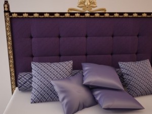 royal bed 3D Model