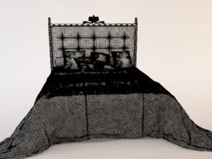 royal bed 3D Model