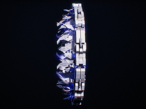 Star Gate Type 1 PBR Modèle 3D
