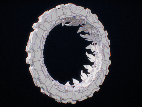 Star Gate Type 1 PBR Modèle 3D