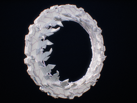 Star Gate Type 1 PBR Modèle 3D